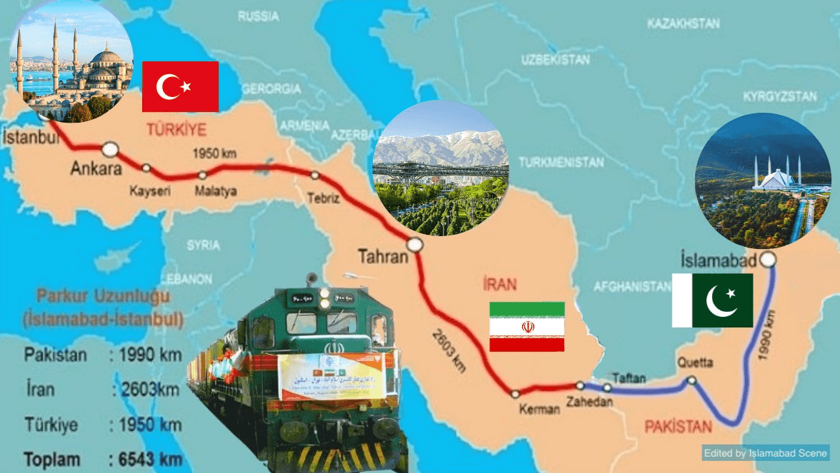 احیای خط‌آهن پاکستان، ایران و ترکیه پس 11سال
