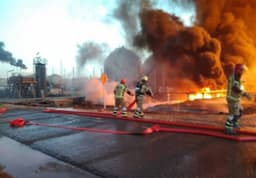 آتش‌سوزی در پالایشگاه تهران مصدوم نداشته است
