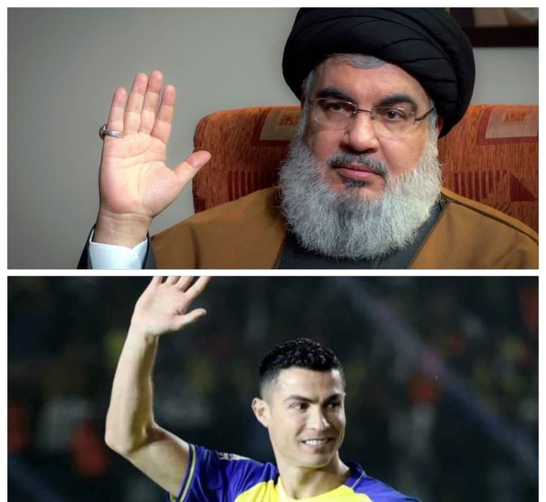 حسن نصرالله علیه رونالدو و عربستان؛ پول را خرج ما کنید!
