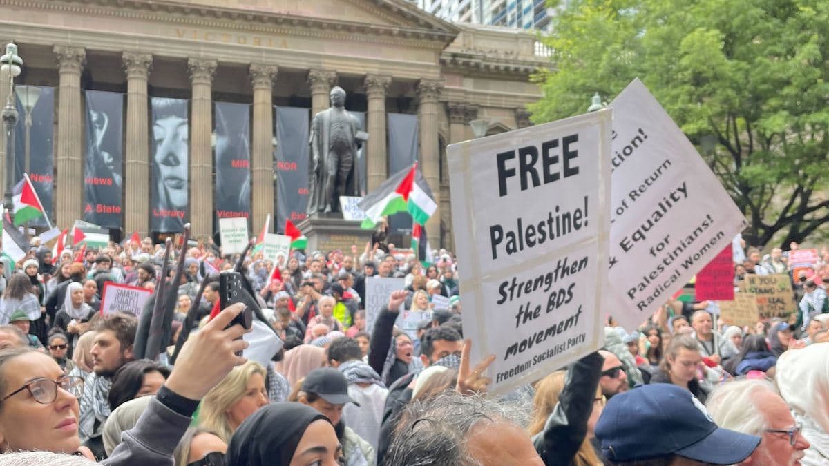 دعوت از دانش آموزان ملبورن برای شرکت در راهپیمایی حمایت از فلسطین