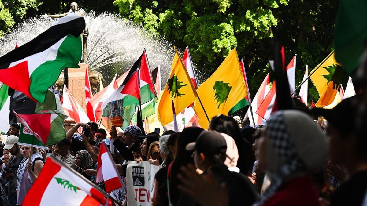 کنترل راهپیمایی حامیان فلسطین در سیدنی و ملبورن با حضور چشمگیر نیروهای پلیس