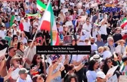 ایران تنها نیست؛ استرالیا با موج همبستگی علیه سرکوب به پا خاست