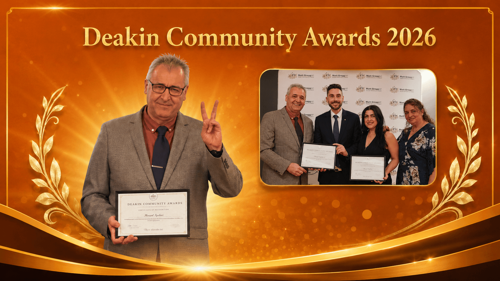 سه افتخار برای رادیو نشاط در یکی از معتبرترین جوایز اجتماعی استرالیا؛ Deakin Community Awards 2026