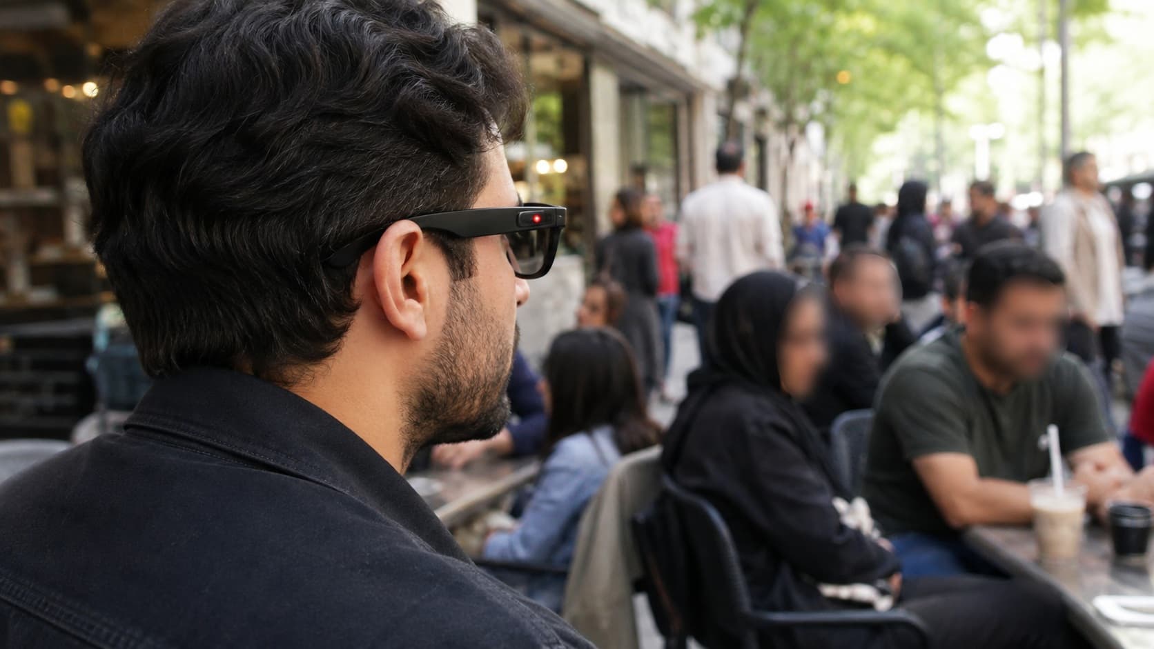 عینک هوشمند هنگام فیلم‌برداری بدون رضایت، چهره افراد را به‌طور خودکار تار کند