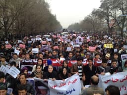 ده ها هزار شهروند در یک تجمع بزرگ دادخواهی در پایتخت افغانستان
