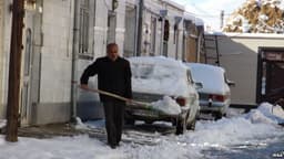 برف پائیزی بخش بزرگی در ایران را سفید پوش کرد