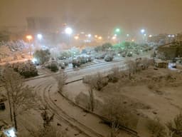 عکسهای اولین برف پائیزی در تهران ...................
