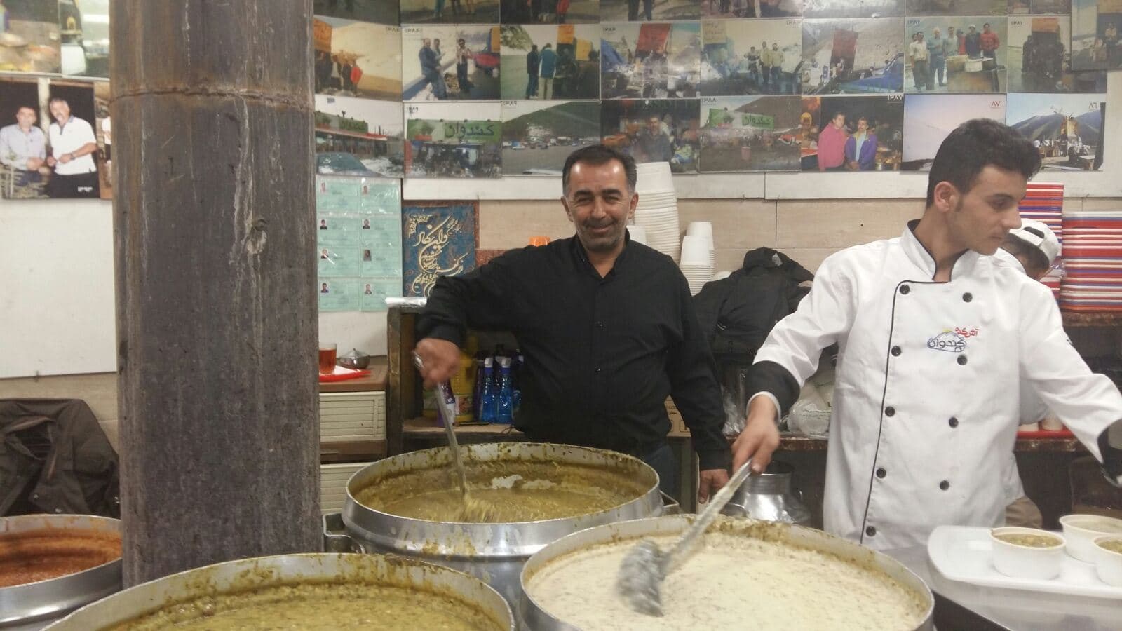 گزارش تصویری از برف زمستانی مرزن آباد ، کندوان جاده چالوس ایران