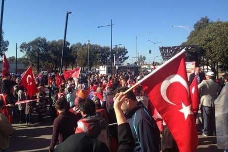 حمایت شهروندان ترک مقیم ملبورن از "اردوغان" رئیس جمهور ترکیه