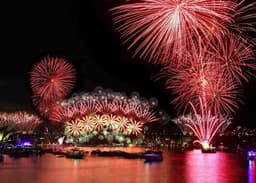 آتش بازی های شب سال نو 2017 در ایالتهای مختلف استرالیا چگونه است؟