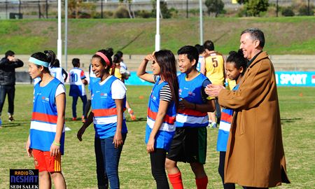  AMES گزارش تصویری ازبرگزاری مسابقات فوتبال استرالیایی بین دانش آموزان
