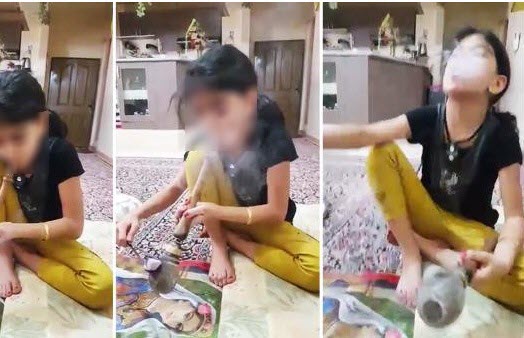 رادیو نشاط. انتشار فیلم مصرف مواد توسط یک دختر بچه در ایران