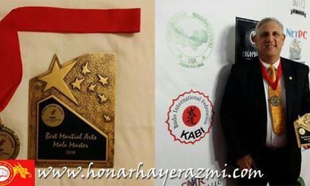 دکتر کیوان دهناد بعنوان بهترین استاد هنرهای رزمی 2016 معرفی شد