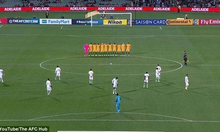 فدراسیون فوتبال عربستان برای رعایت نکردن سنت یک دقیقه سکوت مجبور به عذر خواهی شد