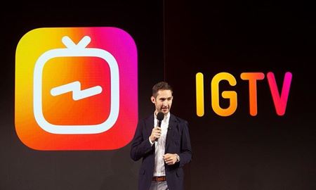 اینستاگرام از IGTV (تلویزیون اینستاگرامی) برای ویدیوهای یک ساعته رونمایی کرد