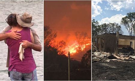 درحالیکه سیدنی در سیلاب غوطه ور شده در کوئینزلند بدلیل آتش سوزی هزاران تن مجبور به تخلیه خانه های خود شدند