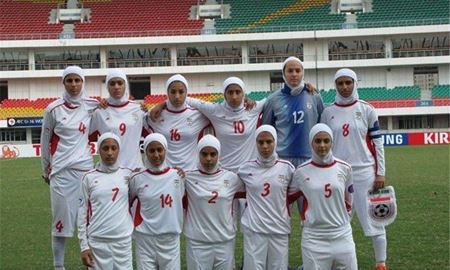 شکست تیم ملی فوتبال دختران ایران برابر استرالیا