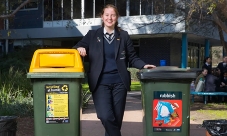 طرح یک مدرسه در ملبورن  برای کاهش تولید زباله