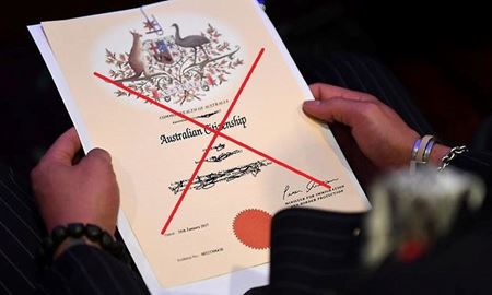لغو شهروندی استرالیا بدلیل ارائه  مدارک هویتی جعلی 