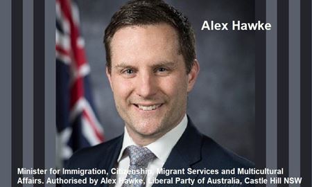 زندگینامه الکس هاوک، وزیر جدید مهاجرت استرالیا
