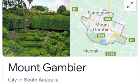 گردشگری استرالیا/مونت گامبیر(Mount Gambier) واقع در استرالیای جنوبی