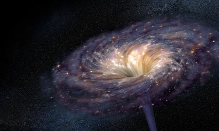 نور پشت سیاه‌چاله‌ها برای نخستین بار دیده شد