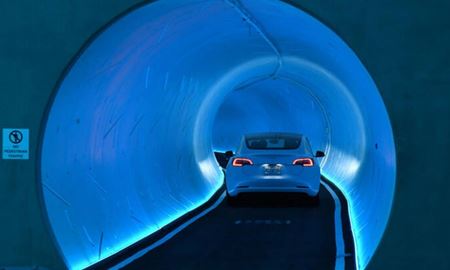 نخستین ایستگاه تونل زیرزمینی شرکت ایلان ماسک در لاس‌وگاس رونمایی شد