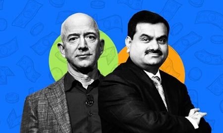 میلیاردر هندی جای جف بزوس را در رده دوم میلیاردرهای جهان گرفت