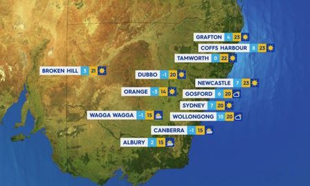 تشدید وضعیت جوی با ورود جبهه هوای سرد از جنوب شرقی استرالیا
