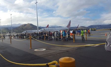 تهدید به بمب‌گذاری در فرودگاه کوئینزتاون در نیوزیلند