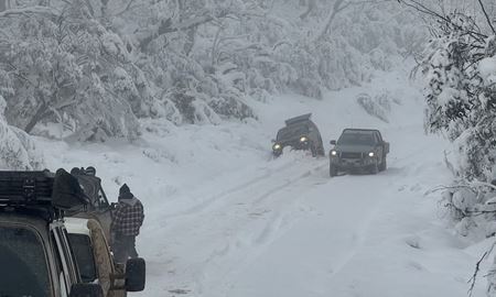 کولاک و یخبندان بخش‌هایی از شرق استرالیا را فرا گرفت