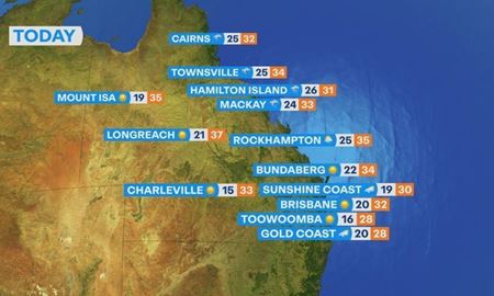 اختلاف وضعیت جوی در نقاط مختلف استرالیا در نخستین روز تابستان