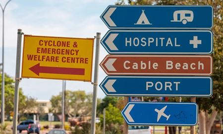 گردباد قدرتمند گرمسیری هایلی در نزدیکی سواحل ایالت استرالیای غربی