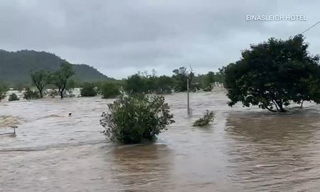 کوئینزلند در انتظار طوفان دیگری؛ رودخانه بریزبن در آستانه طغیان