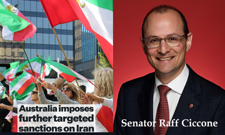 سناتور رف سیکون: استرالیا تحریم‌های جدیدی علیه جمهوری اسلامی ایران اعمال می‌کند