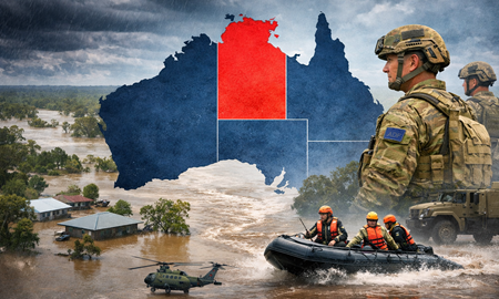 اعزام ارتش استرالیا برای کمک به مناطق سیل‌زده در شمال کشور